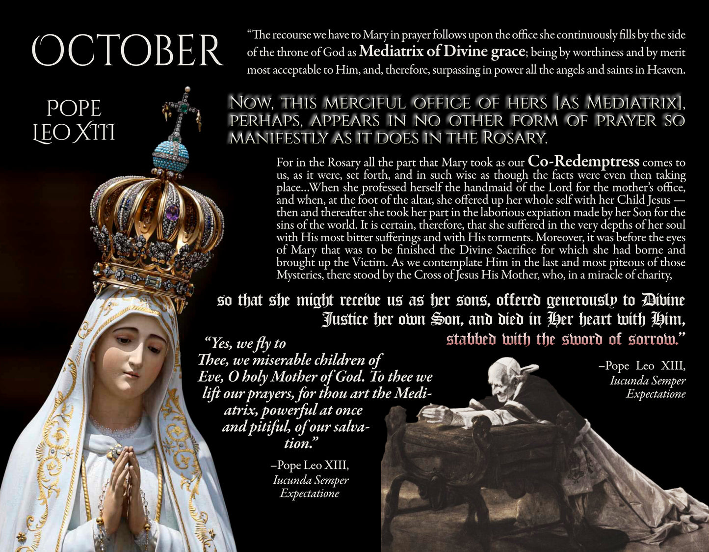 2026 COREDEMPTRIX CALENDAR