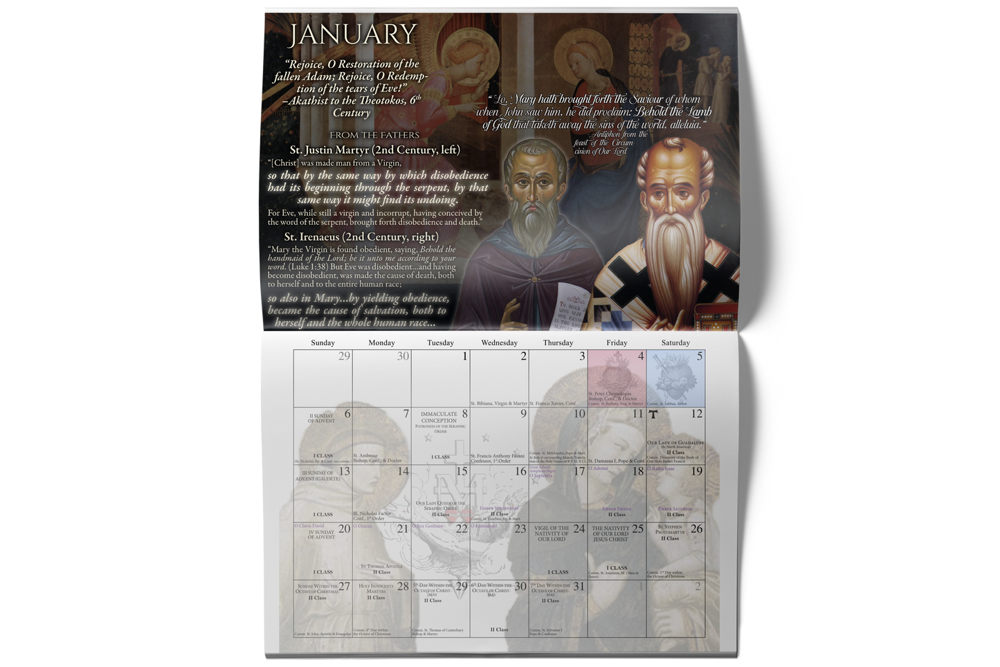 2026 COREDEMPTRIX CALENDAR