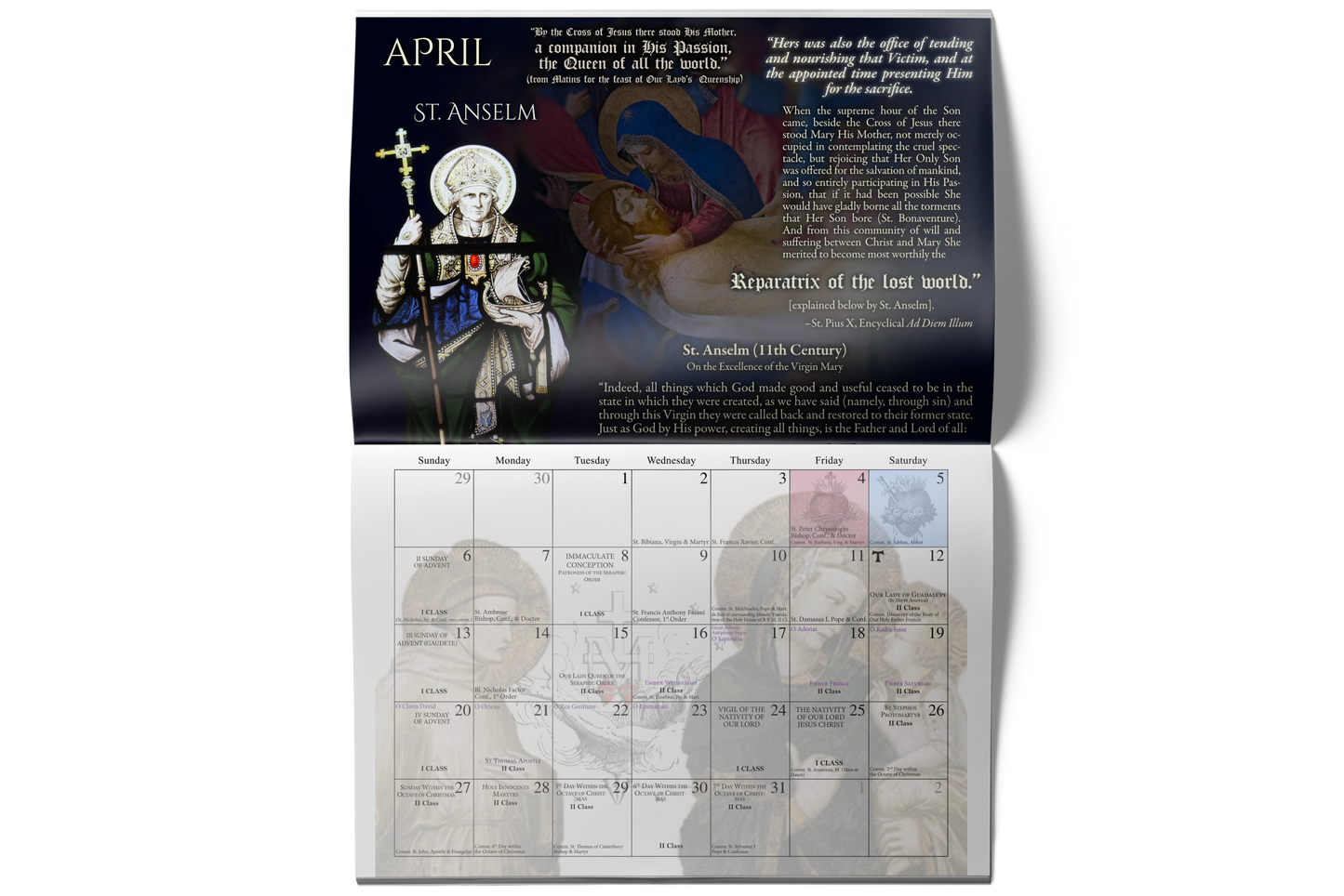 2026 COREDEMPTRIX CALENDAR