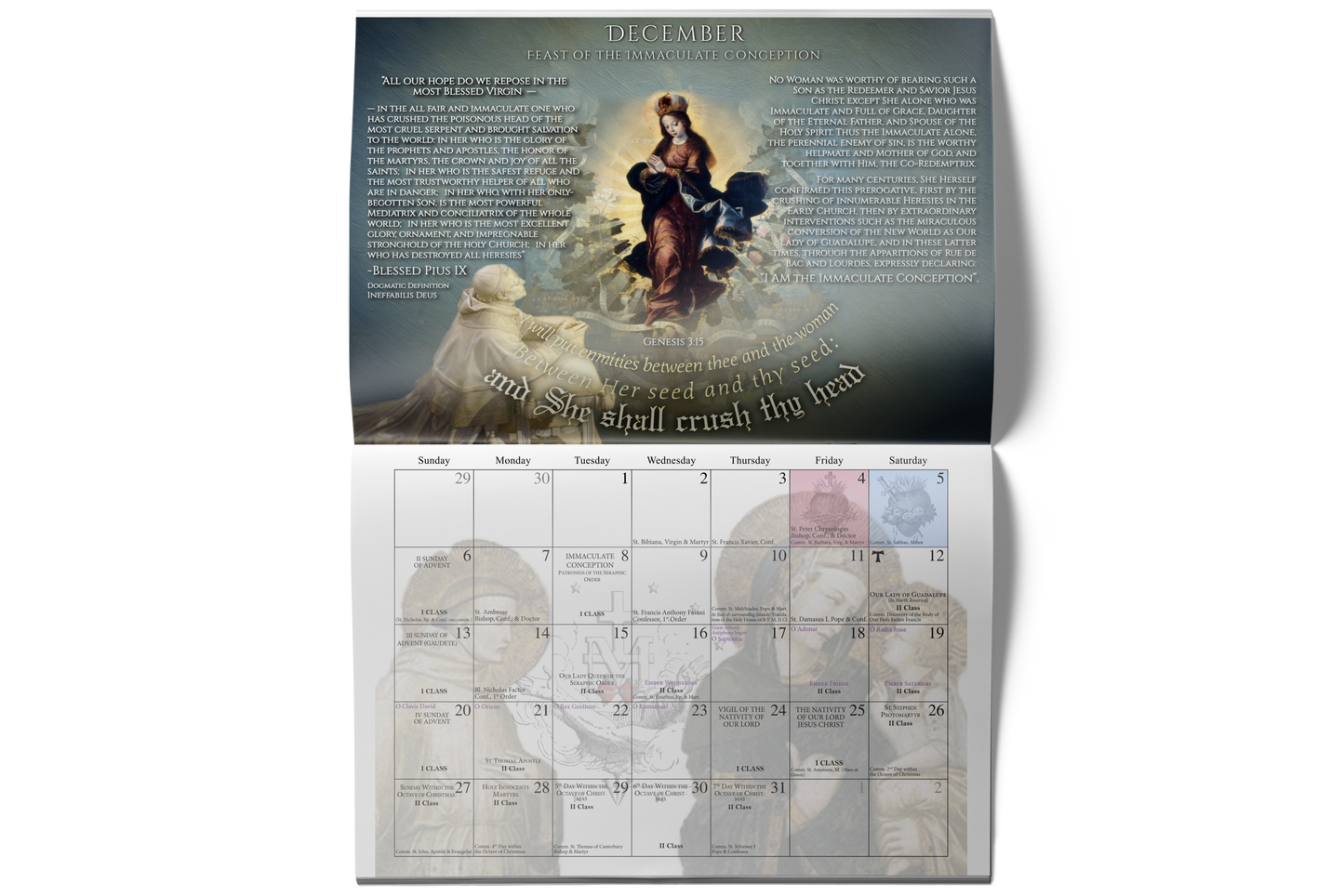 2026 COREDEMPTRIX CALENDAR