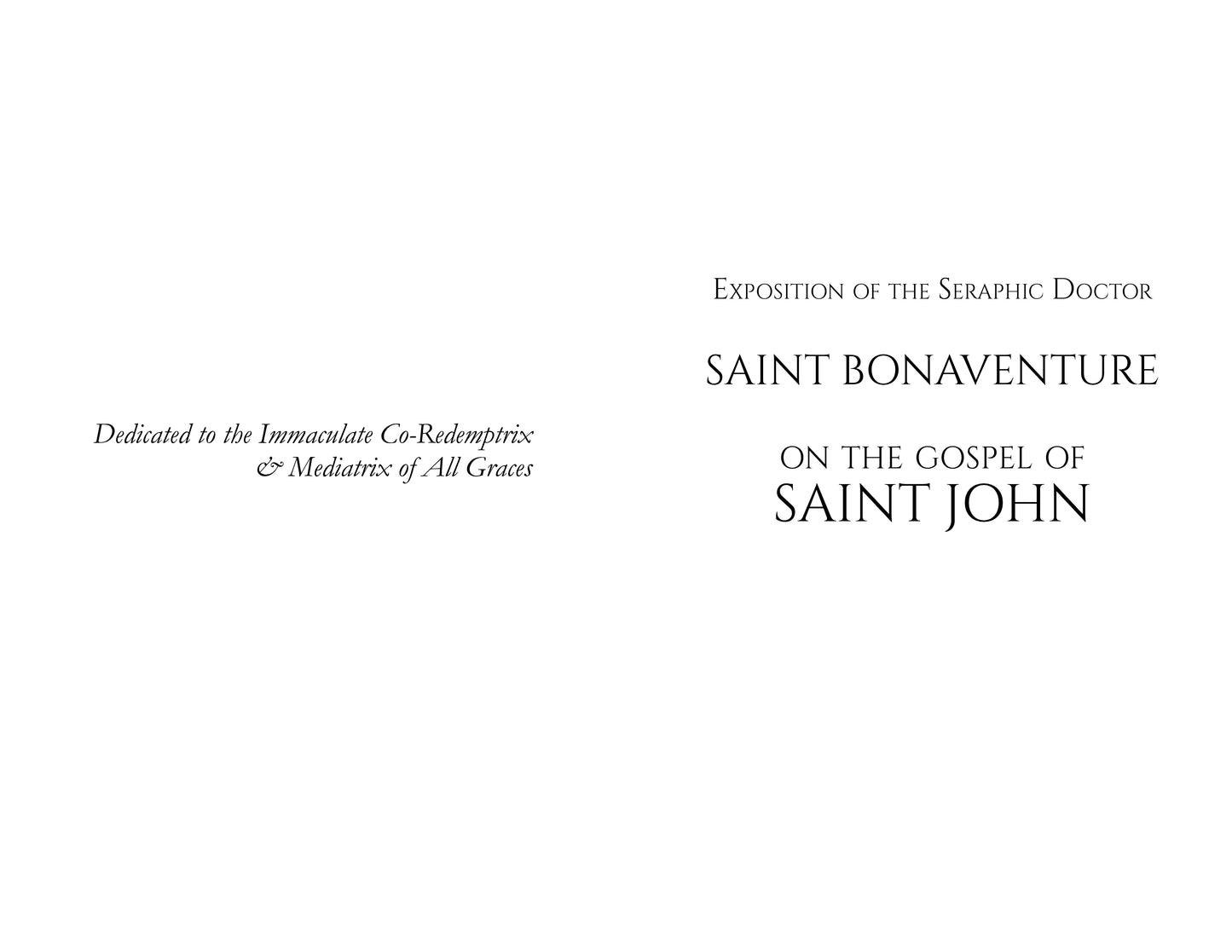 Commentary on the Gospel of St. John - Barbieri