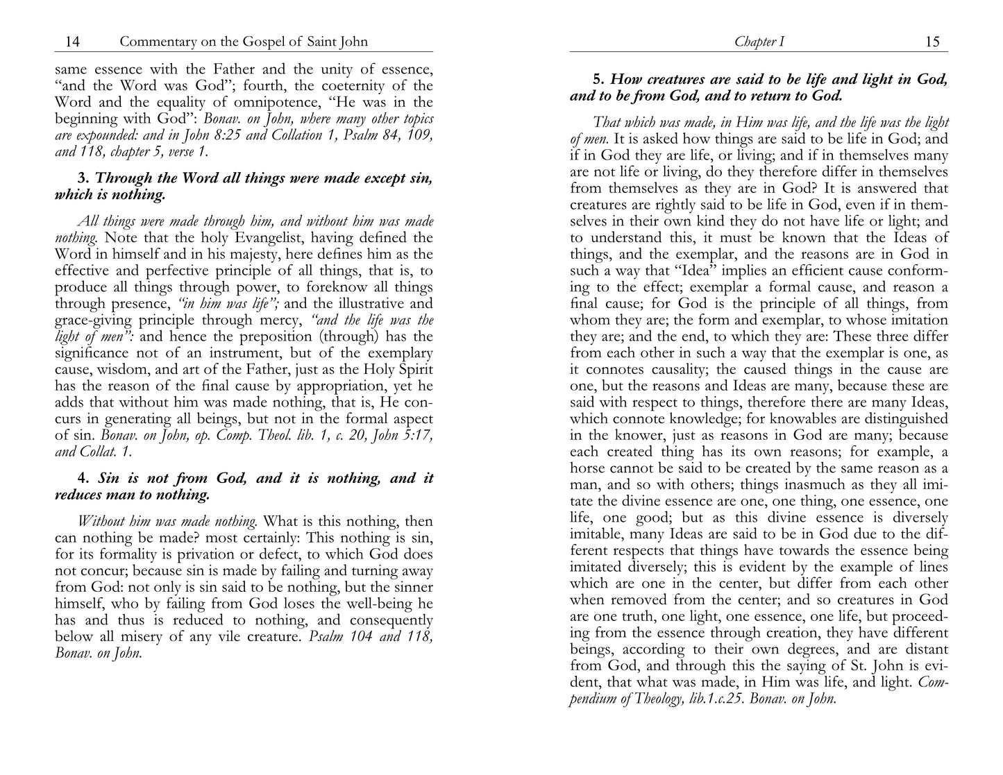 Commentary on the Gospel of St. John - Barbieri