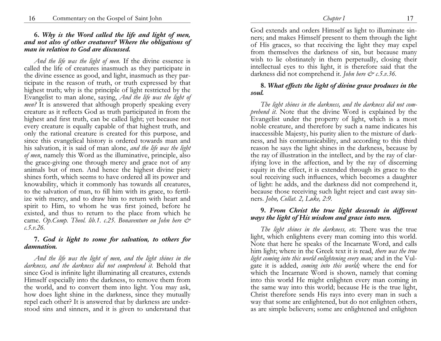 Commentary on the Gospel of St. John - Barbieri