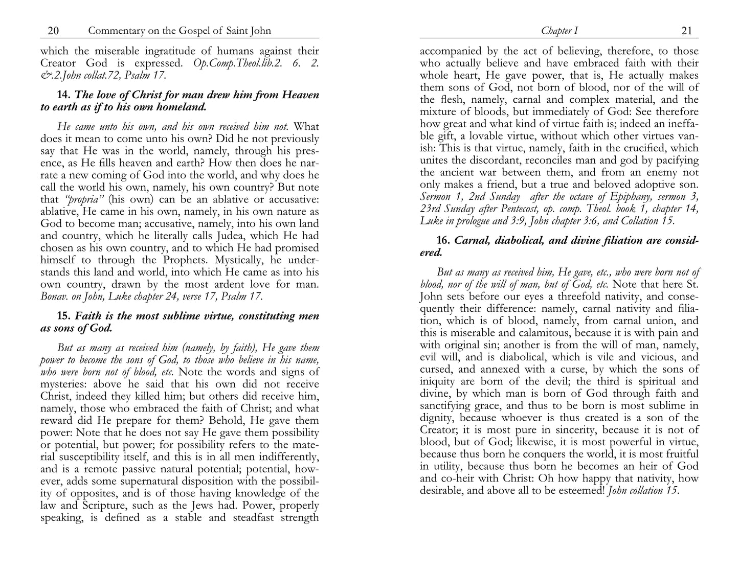 Commentary on the Gospel of St. John - Barbieri